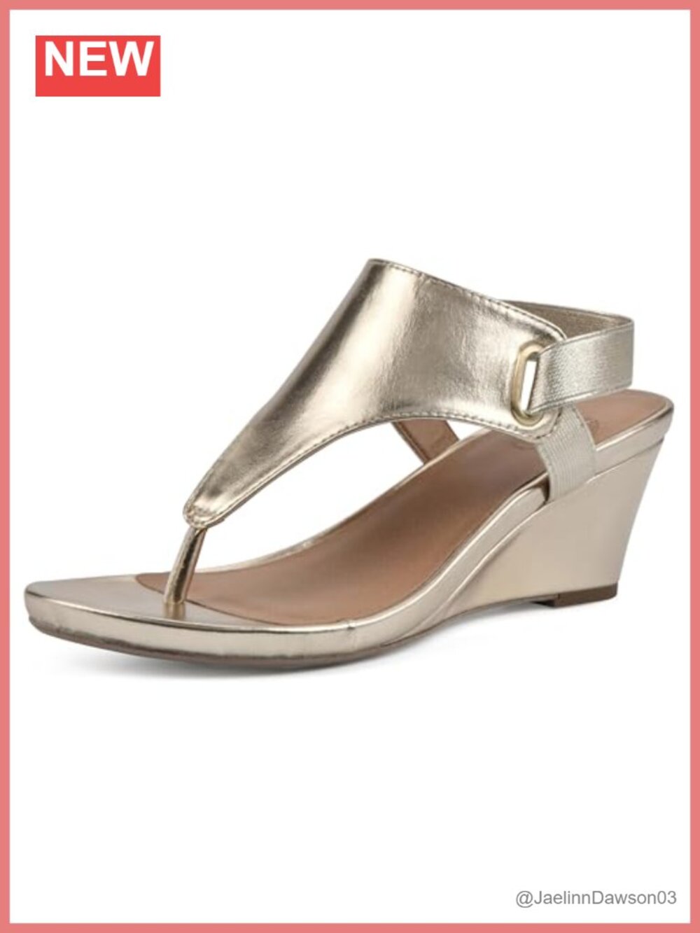 White Mountain All Dres Wedge Sandal Women's Fashion Platform PU